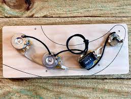 Bass circuit wiring kit tone volume control pots socket gold. Fender Pj Bass Precision Bass Wiring Harness 1469music