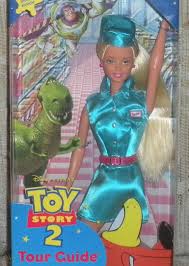 She briefly helps andy 's toys on their adventure to rescue woody from al mcwhiggin. Disney S Pixar Toy Story 2 Tour Guide Barbie Nib Nrfb 1999 1725228210