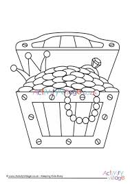 They're great for all ages. Treasure Chest Colouring Page
