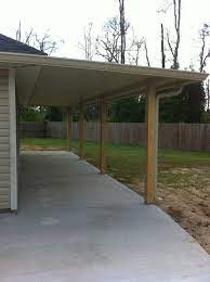 Aluminum Patio Cover With Wooden Posts
