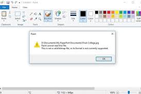 Fix Error Paint Cannot Read This File