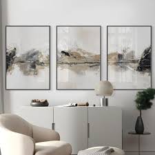 Modern Neutral Abstract Gallery Wall