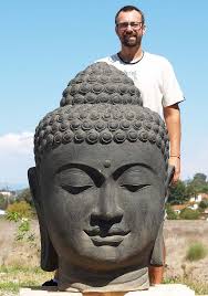 Garden Buddha Head Fountain