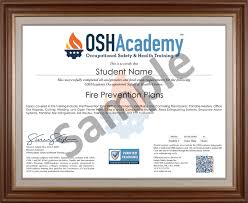 Check out working garena free fire redeem codes of 2020 at spycoupon. Fire Prevention Plan Oshacademy Free Online Training