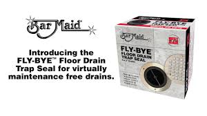bar maid fly bye floor drain trap seal