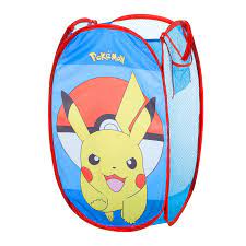 Amazon.com: Idea Nuova Pokemon Pikachu Pop Up Hamper with Durable Carry  Handles, 21'' H x 13.5'' W X 13.5'' L, Pokemon/Blue : Home & Kitchen