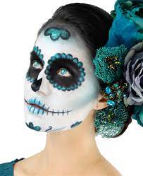 day of the dead teal makeup kit
