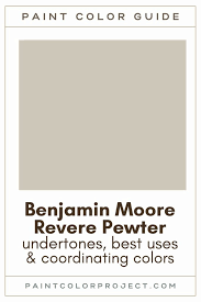 Benjamin Moore Revere Pewter A