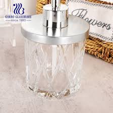 11 Oz Clear Glass Soap Dispenser With