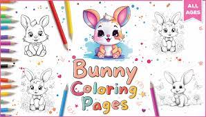 bunny coloring pages world of printables