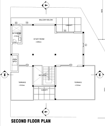 second floor plan dwg net cad