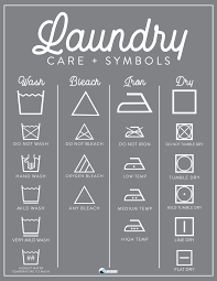 what do the laundry symbols mean