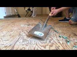 how to remove old carpet padding that s