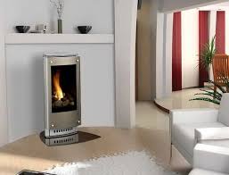 small corner gas fireplace for