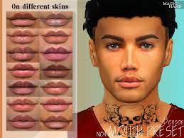 the sims resource benson mouth preset n04
