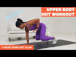 upper body workout wh 4 week home