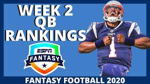 Fantasy football rankings and advice. 2020 Fantasy Football Rankings Top 20 Quarterbacks In Fantasy Football Week 2 Youtube