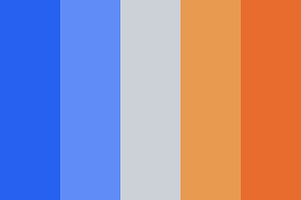 Orange & blue, followed by 130 people on pinterest. Blue Orange Color Palette