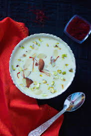 rice pudding rice kheer recipe in a