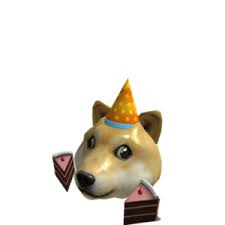 Doge is a hat that was published into the avatar shop by roblox on april 1, 2014. Birthday Doge Roblox Birthday Meme On Me Me
