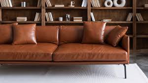 the best leather sofa to tie your