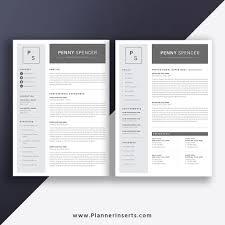 Job Winning Resume Template 2020 Editable Cv Template Curriculum Vitae Cover Letter Word Resume 1 2 And 3 Page Professional Modern Resume
