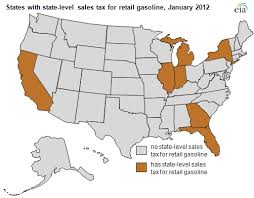 State Level Retail Gasoline Taxes Vary Significantly Today