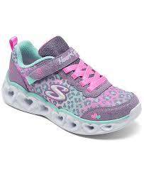 Skechers Little Girls S Lights Love Match Light Up Casual Sneakers From Finish Line Reviews Finish Line Athletic Shoes Kids Macy S