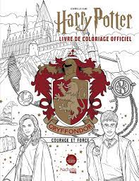 Harry Potter Gryffondor Le Livre De Coloriage Officiel: Courage Et Force |  siapp.cuaed.unam.mx