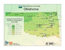 Oklahoma Usda Plant Hardiness Zone Map