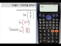 logs using your calculator you