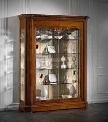 Capricci Wood And Glass Display Cabinet