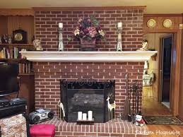 How To Paint A Brick Fireplace