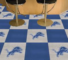 detroit lions 18 x18 carpet tiles