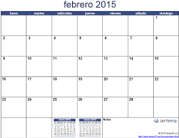 Calendario Del 2015 Mes Por Mes Para Imprimir Universo Guia
