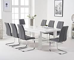 The precise action can vary from model to. Atlanta White Gloss 160 220cm Extending Dining Table With Tarin Chairs
