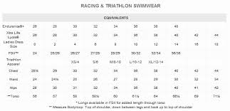 46 Specific Speedo Endurance Size Chart