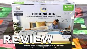 gel memory foam mattress topper review