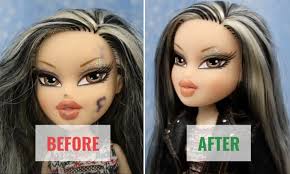 remove permanent marker from doll face