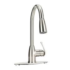 So if you're looking to either replace your existing faucet or putting up a new. Project Source Stainless Steel 1 Handle Pull Down Kitchen Faucet 0831710 36 81 Picclick Uk