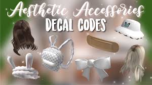 Find the latest roblox promo codes list here for march 2021. Aesthetic Accessories Decal Codes For Bloxburg More Youtube