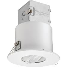 Lithonia Lighting Oneup 4 In White Integrated Led Recessed Kit