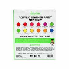 Angelus Acrylic Leather Paint Neon Kit