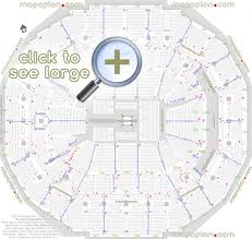 Fedexforum Seat Row Numbers Detailed Seating Chart