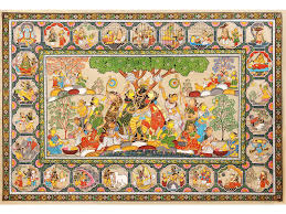 lord krishna rasleela exotic india art