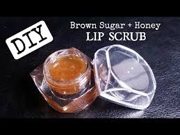 diy brown sugar honey lip scrub