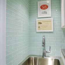 Sea Glass Green Backsplash Tile Design