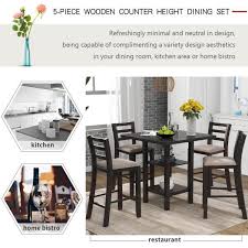 dining set with 4 padded chairs st000031aap