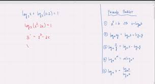 Solve For X In The Logarithmic Equation