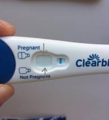 The tests that show two line results have two hidden indent lines where the ink pools: Clearblue Early Faint Bfp Or False Positive Getting Pregnant Babycenter Australia